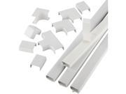 Legrand Cordmate II 0.5 in. L White Plastic Cord Cover