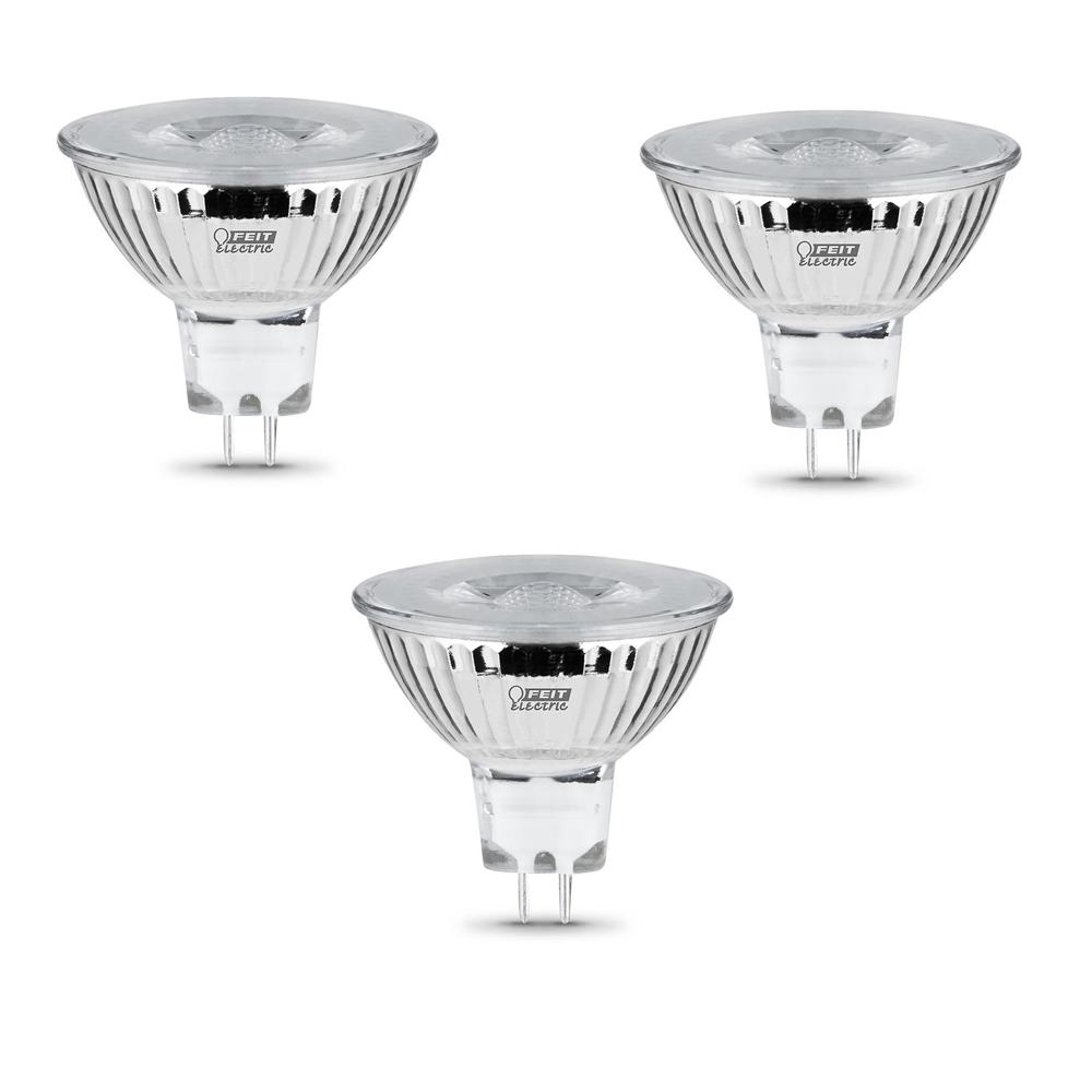 Feit Enhance MR16 GU5.3 LED Bulb Bright White 20 Watt Equivalence 3 Pk