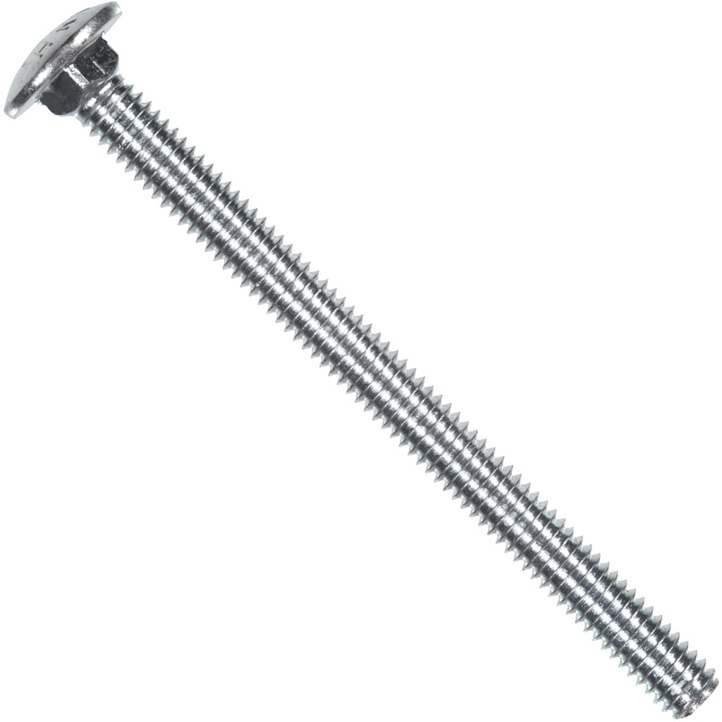 HILLMAN 3/8 in. X 6 in. L Zinc-Plated Steel Carriage Bolt 50 Pk