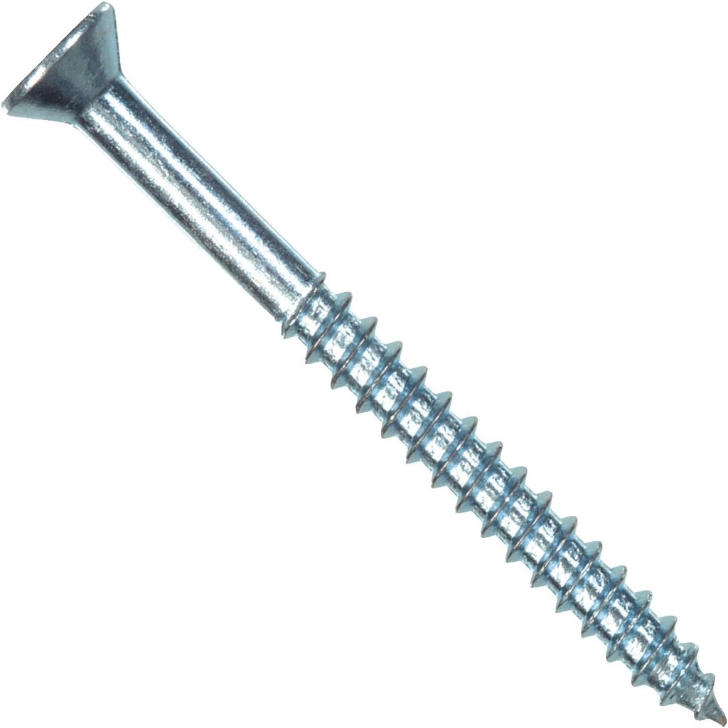 HILLMAN No. 10 Ga. X 1-1/4 in. L Phillips Zinc-Plated Coarse Wood Screws 100 Pk
