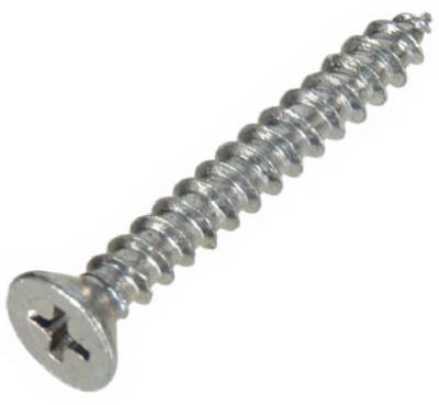 HILLMAN No. 8 Ga. X 3/4 in. L Phillips Flat Head Sheet Metal Screws 100 Pk