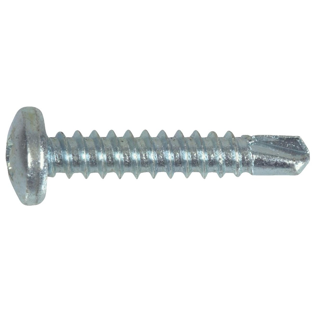 HILLMAN No. 6 Ga. X 1/2 in. L Phillips Pan Head Self-Drilling Screws 100 Pk