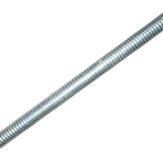 11019 0.37 - 16 X 72 in. Threaded Steel Rod