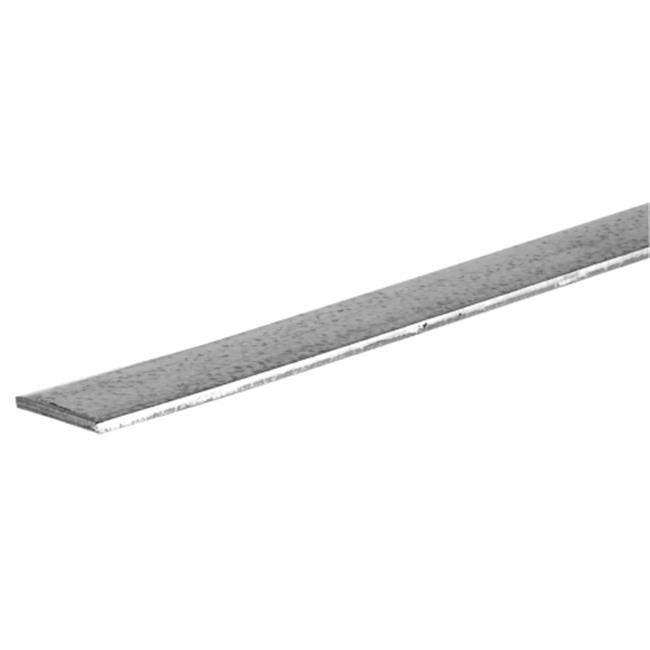 11092 0.1 in. X 1.25 in. X 3 Ft. Steel Flat Bar - Zinc-Plated