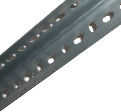 11112 1.25 X 36 in. 18GA Slotted Steel Angle