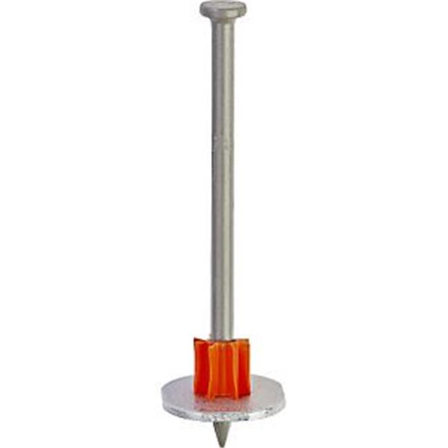 [400005523] Ramset .3 in. D X 1-1/4 in. L Steel Round Head Drive Pin with Washer 100 Pk