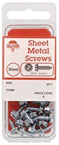 Hillman No. 10 X 3/4 in. L Slotted Hex Washer Head Zinc-Plated Steel Sheet Metal Screws 8 Pack