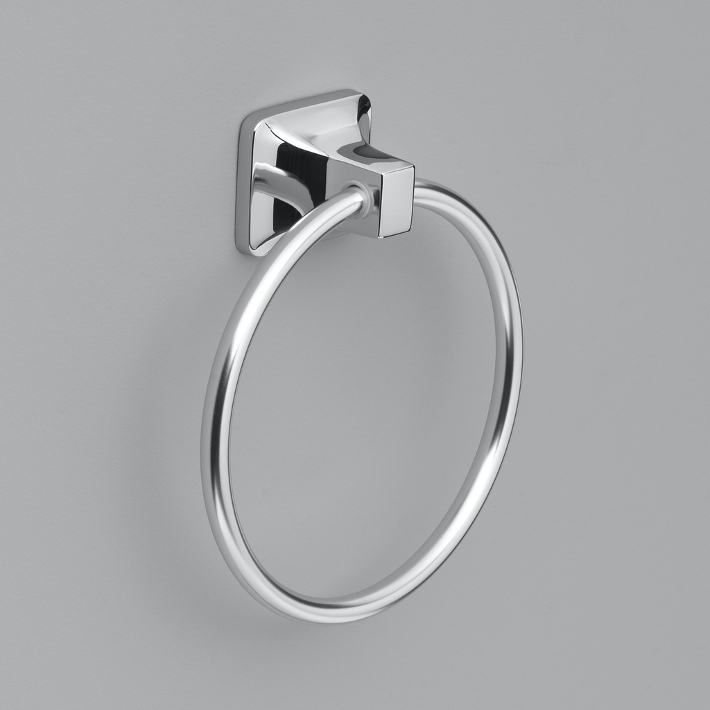 Oakbrook Collection Chrome Towel Ring Die Cast Zinc