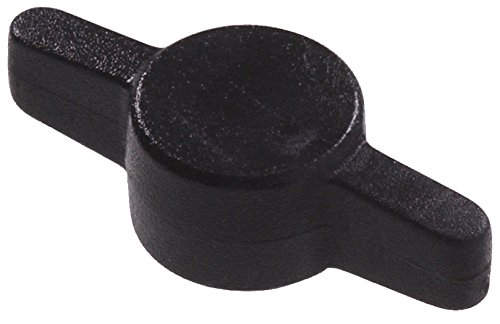 [40059185M] The Hillman Group 59185 Wing Knob, 3/8-Inch, Black Nylon, 4-Pack
