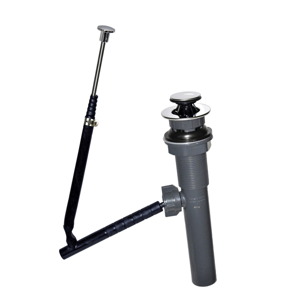 Ace 1-1/4 in. D Chrome Plastic Pop-up Lavatory Drain