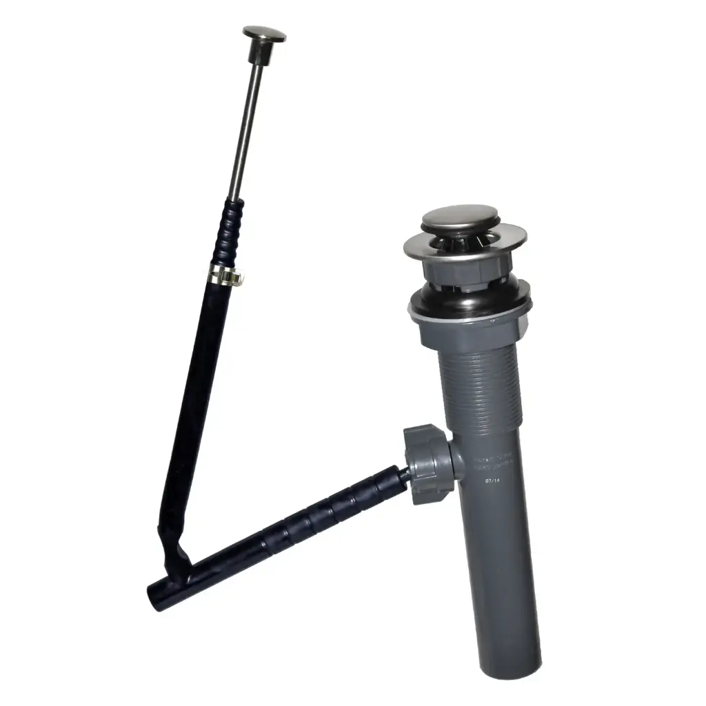 Ace 1-1/4 in. D Brushed Nickel Plastic Pop-up Lavatory Drain