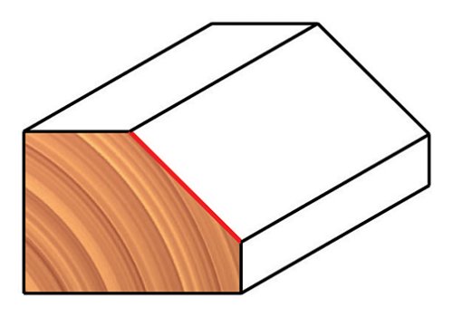 Freud 2-1/2 in. (Dia.) Chamfer Bit with 1/2 in. Shank - 40-118
