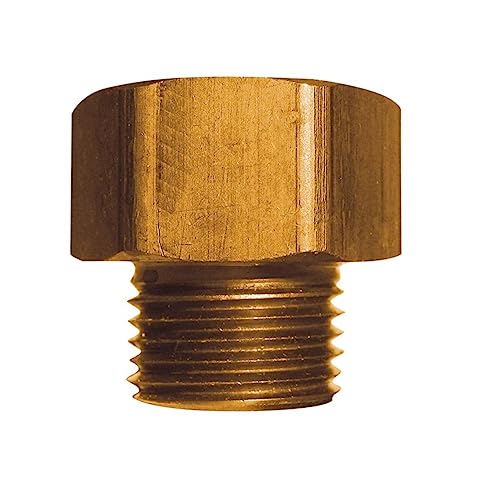 Brass 3/4 in. D X 1/2 in. D Hose Adapter 1 Pack