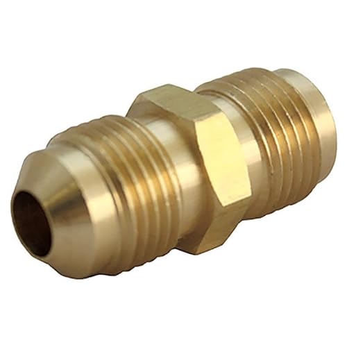 [4017473] 3/8 in. Flare X 3/8 in. D Flare Yellow Brass Union