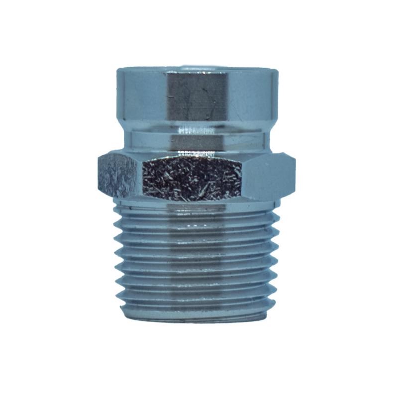 Anderson Metals 4022041 0.5 MPT X 0.38 in. Female Compression Chrome Adapter