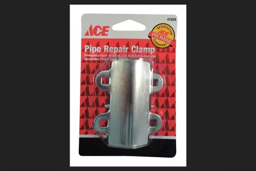 [41834] Ace 3/8 in., 1/2 in., & 3/4 in. Steel Pipe Repair Clamp