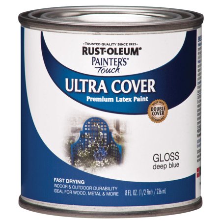 Rust-Oleum Painters Touch Ultra Cover Gloss Deep Blue Protective Enamel Indoor and Outdoor 250 G/L