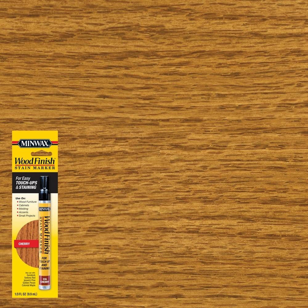Minwax Wood Finish Stain Marker Semi-Transparent Cherry Oil-Based Stain Marker 1/3 Oz