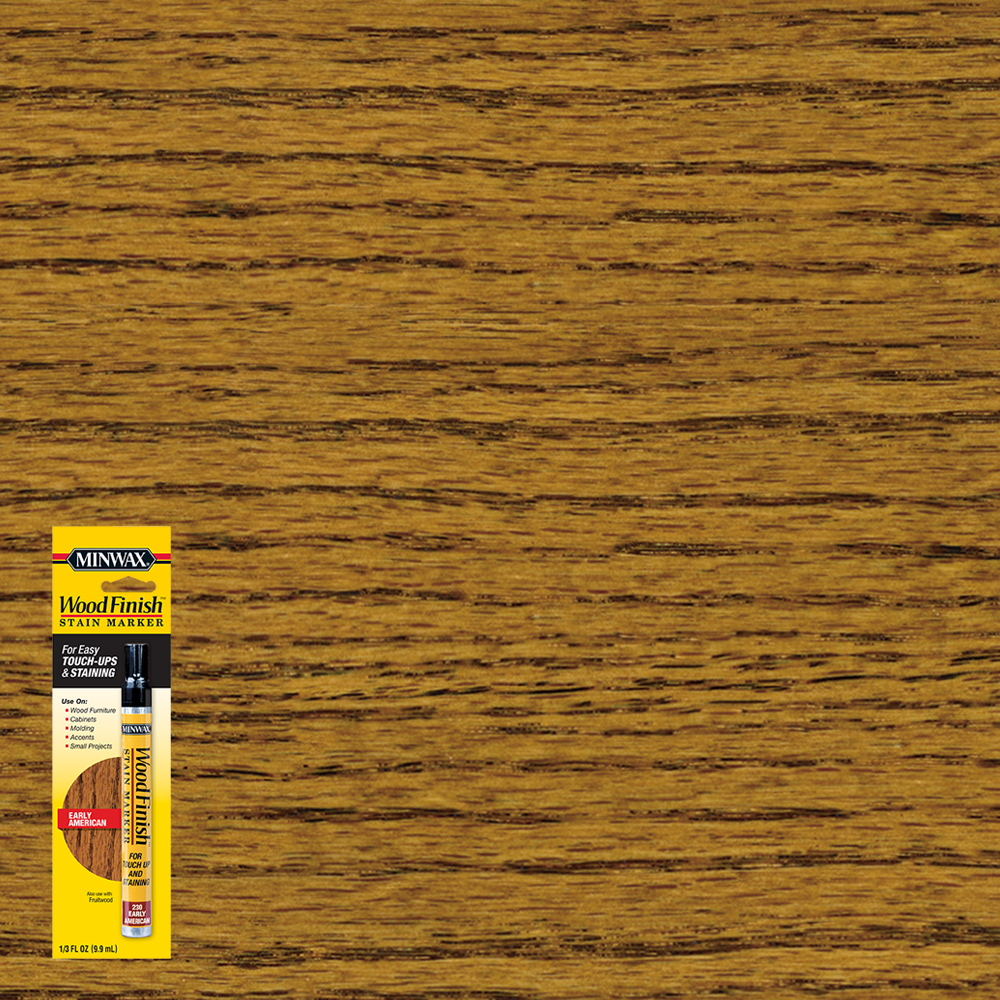 Minwax Wood Finish Stain Marker Semi-Transparent Early American Oil-Based Stain Marker 1/3 Oz