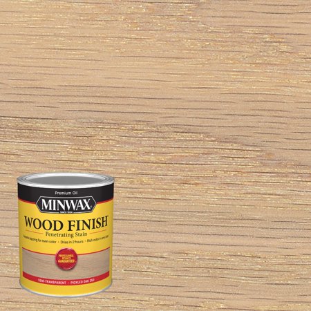 1 Qt Pickled Oak Wood Finish Oil-Based Wood Stain