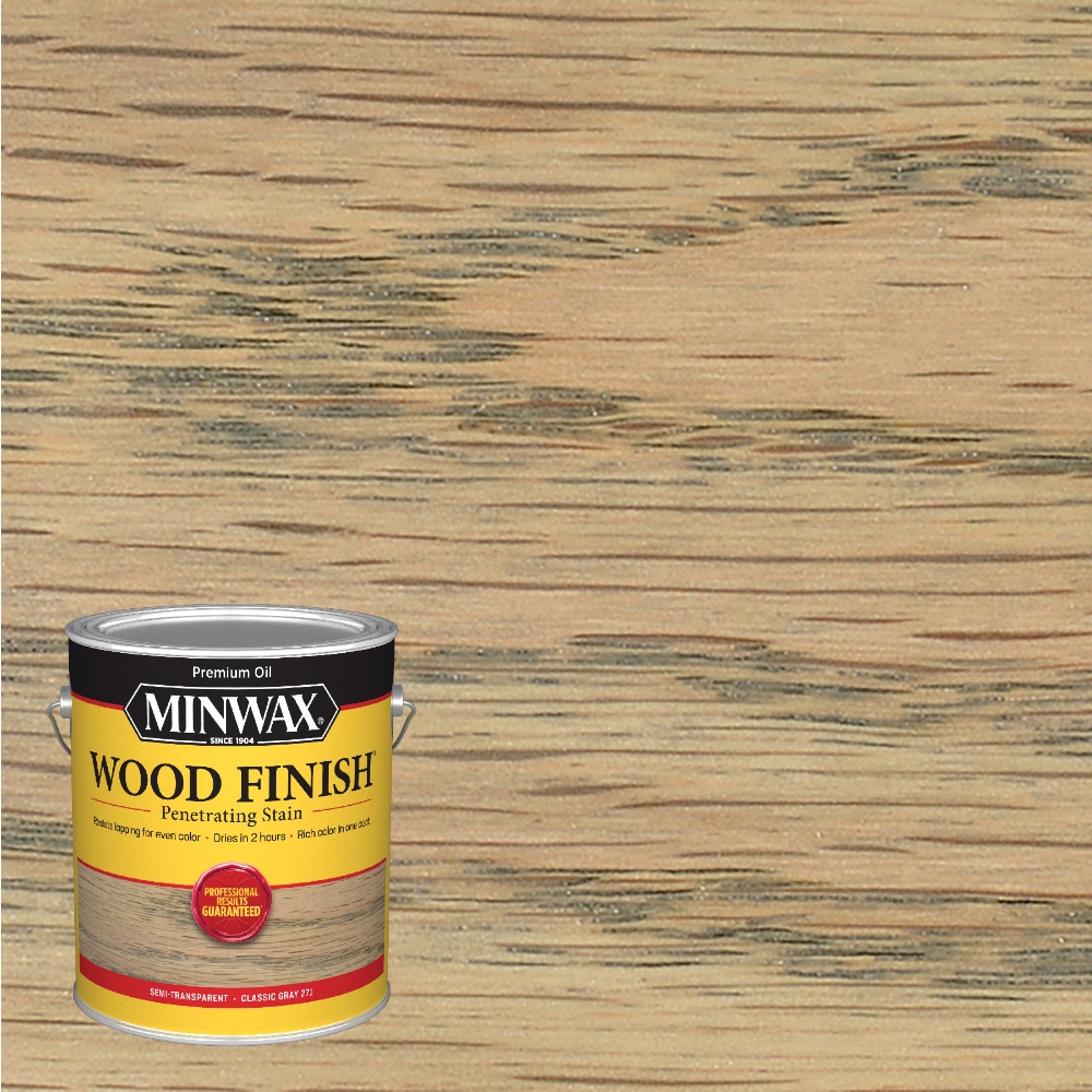 Wood Stain,1 Gal,Classic Gray
