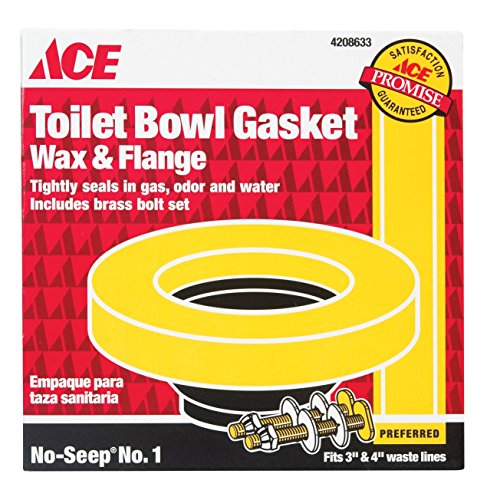 [4208633] Ace Toilet Bowl Gasket with Wax & Flange
