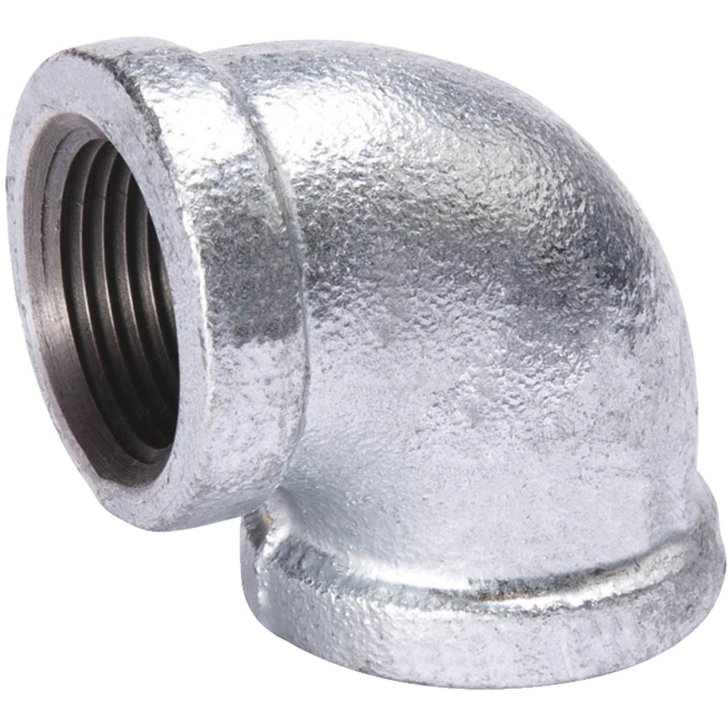 1-1/4 in. Galvanized Malleable Iron 90° FPT X FPT Elbow Fitting