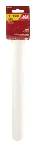 Ace 1-1/4 in. D X 12 in. L Polypropylene Extension Tube