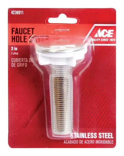 FAUCET HOLE COVER STNLS