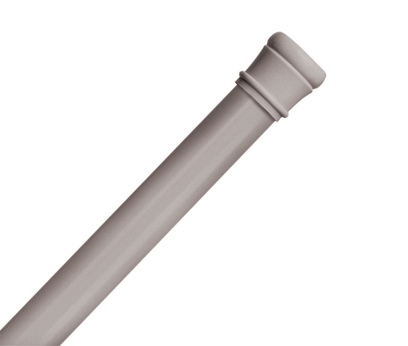 [4292371] Zenna Home Shower Curtain Rod 72 in. L Brushed Nickel