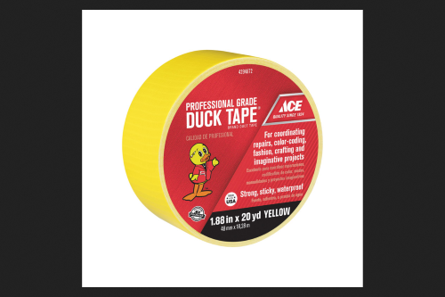 Ace 1.88 in. W X 20 Yd L Yellow Solid Duct Tape