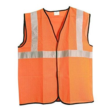 Sas Safety SAS-692-1209 Ansi Class 2 Safety Vest  Orange  Large