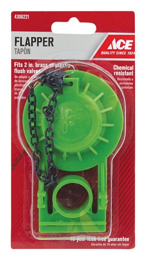 [4306221] Ace Flapper and Chain Green Rubber