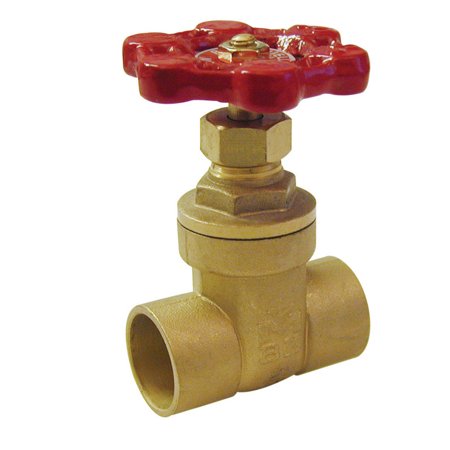 [4335873] Proline 3/4 in. Swt X 3/4 in. Swt Brass Solder Gate Valve 100-454Nl - All