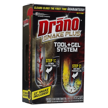 [4397584] Drano Snake Plus Tool + Gel System - 16oz