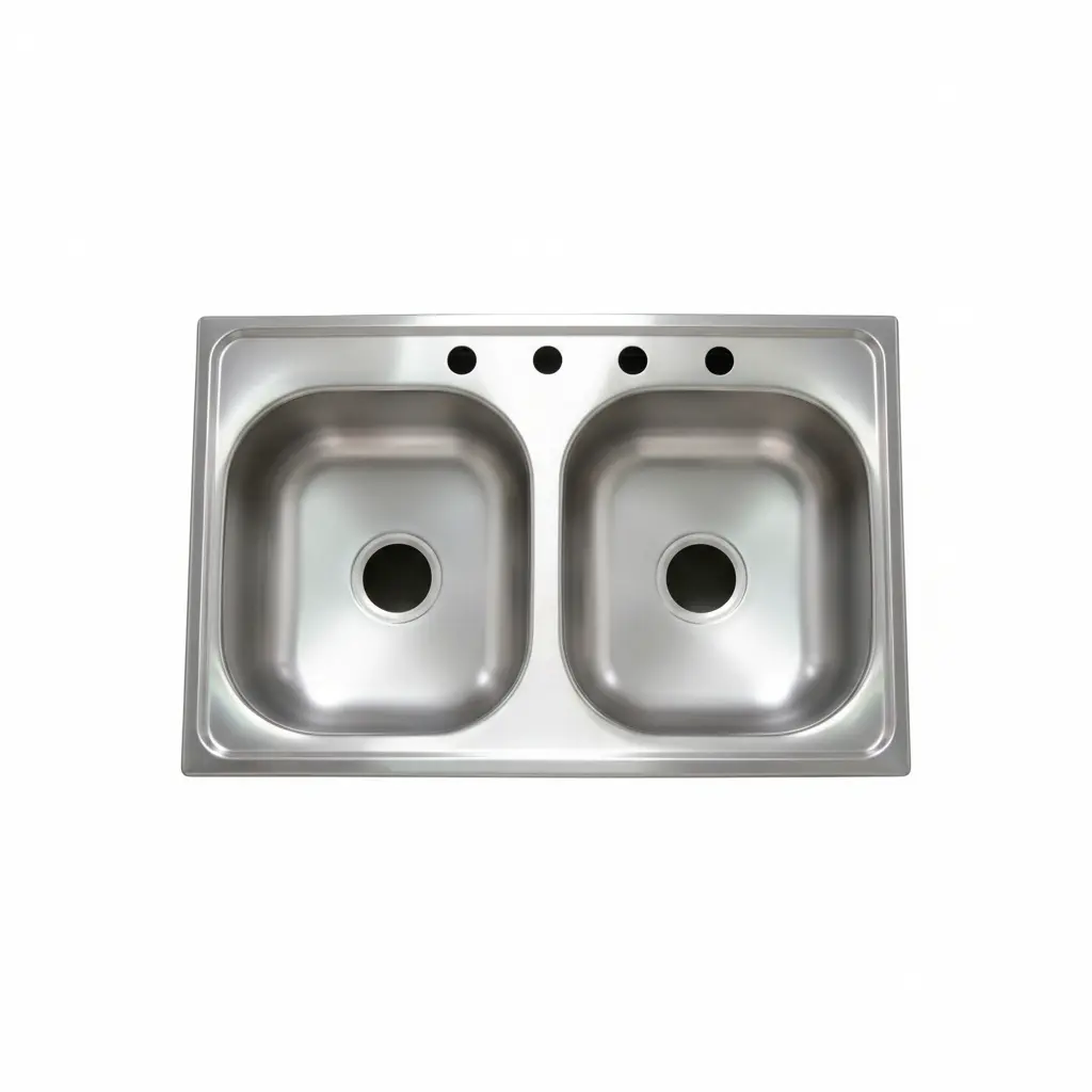 FREG. DBL. TEKA 33X22X6 4HOLES