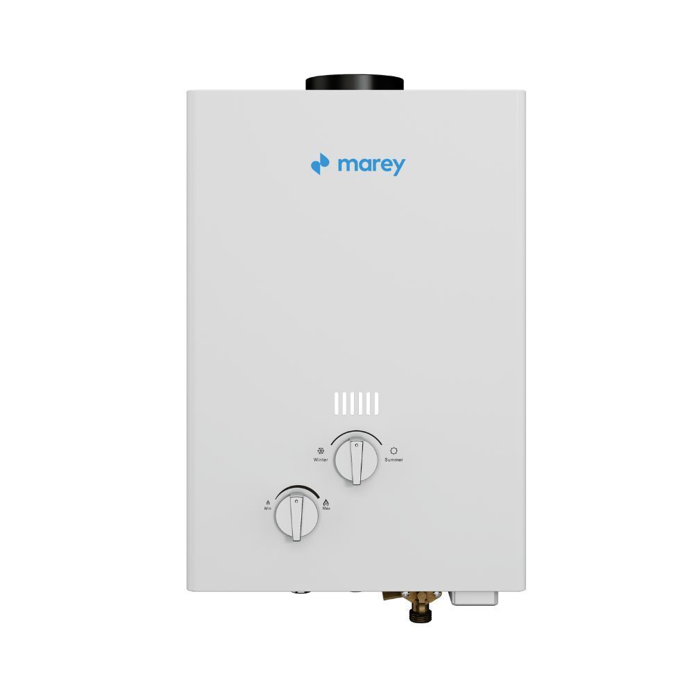 [440019493] Flow 1.58 GPM, 42,000 BTU's Liquid Propane Gas Flow Activated Gas Tankless Water Heater