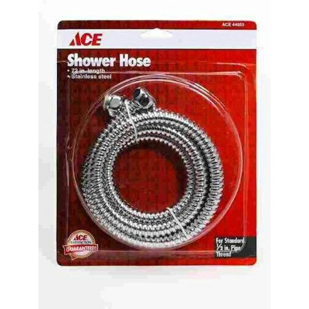 [44053] Ace Chrome Stainless Steel 72 in. Shower Hose