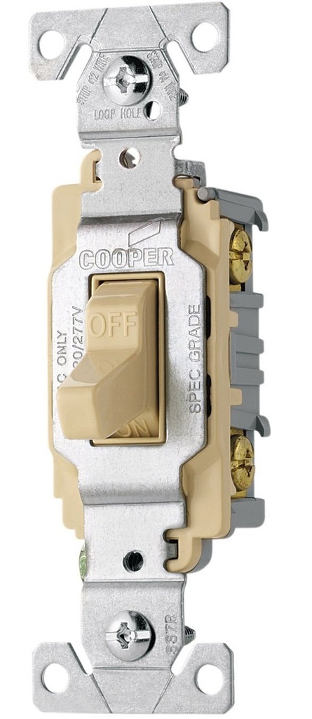 SWITCH 2 POLO 20A 120-277V IVORY