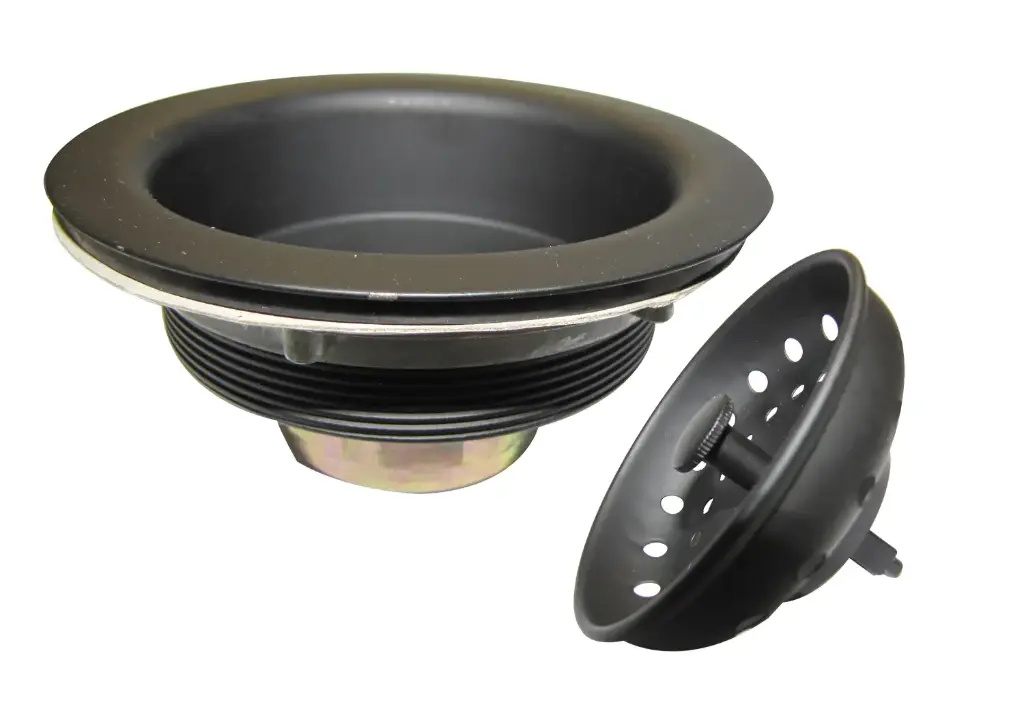 [4512836] Keeney 4-1/2 in. Black Stainless Steel Kitchen Sink Strainer