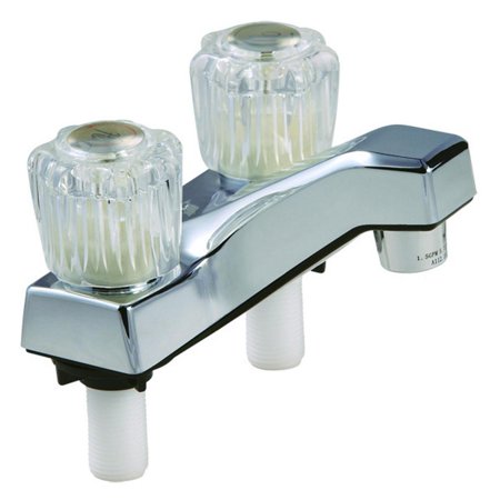 Home Plus Chrome Traditional Centerset Bathroom Sink Faucet 4 in
