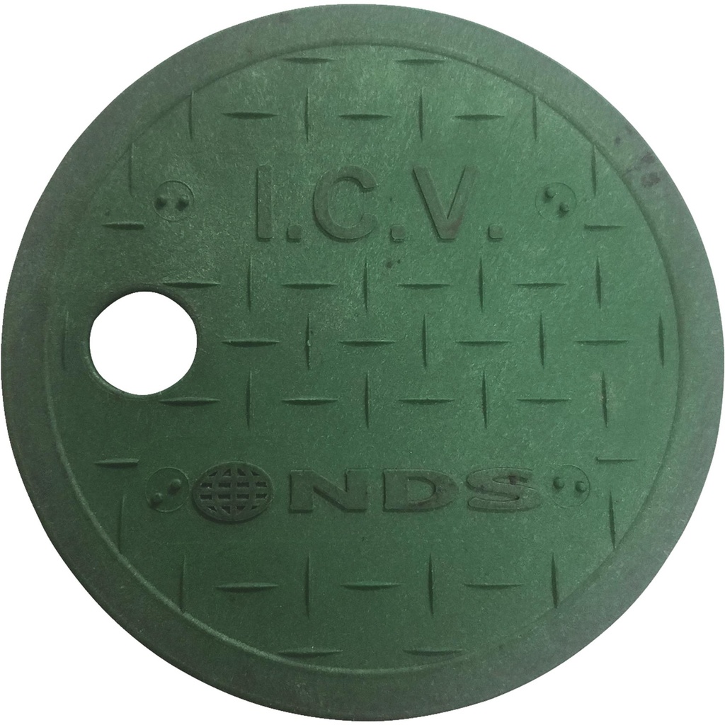 NDS 6 in. W X 0.94 in. H Round Valve Box Cover Green