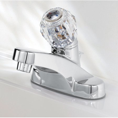 Oakbrook Collection Essentials Chrome Traditional Single-Handle Bathroom Sink Faucet 4 in
