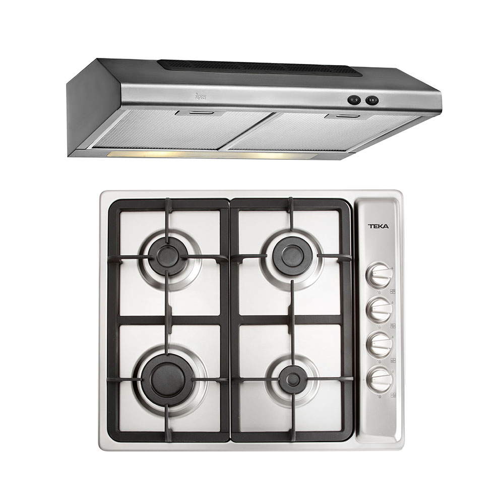 Pack Duetto Campana Y Parrilla De Gas Teka 66 X 29.5 X 58 Cm