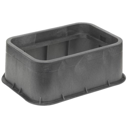 NDS 19 in. W X 6 in. H Rectangular Valve Box Extension Black