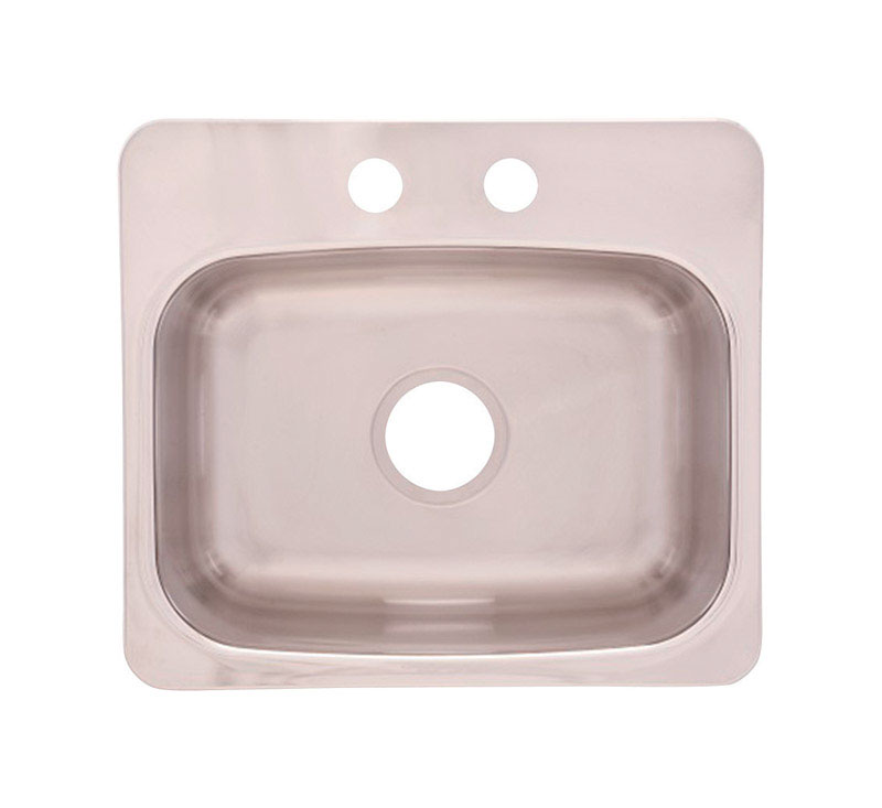 KTCH SINK DBL33X22X9BLK