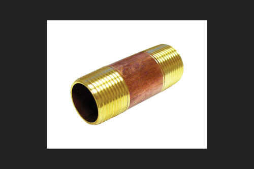 Ace 3/4 in. MPT X 3/4 in. Dia. MPT Red Brass Pipe Nipple