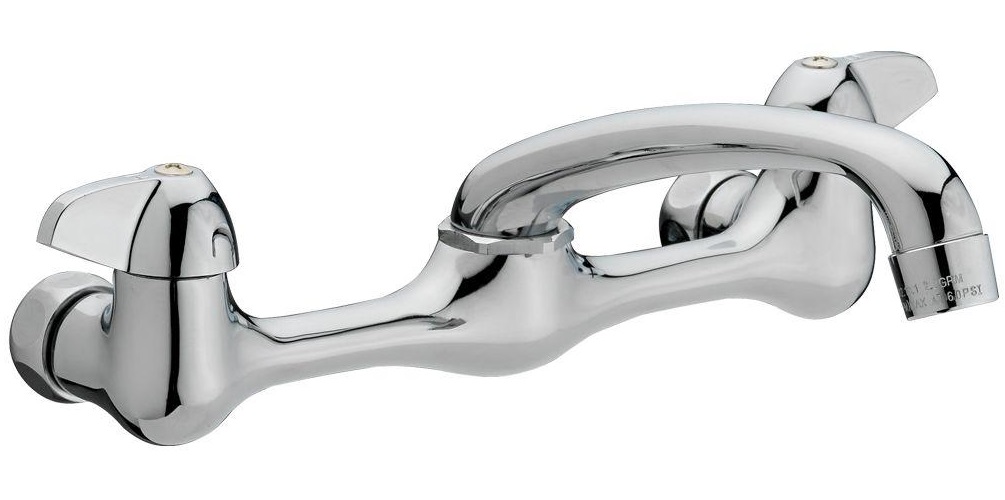 Homewerks Two Handle Chrome Kitchen Faucet