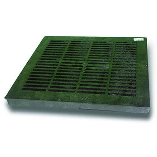 NDS 12 in. Green Square Polyethylene Drain Grate
