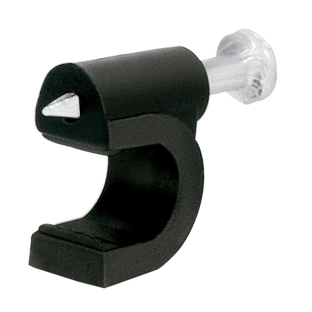 [48284A] GRAPA CABLE CURVA 16 Mm 20 PZ NEGRA VOLTECK 48284 VOLTECK GCU-16N